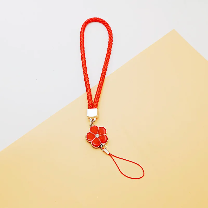 

100pcs New Hand Strap Phone Case Jewelry Bag Handbag Backpack Accessories PU Leather Cord Love Heart Tassel Pendant Handmade