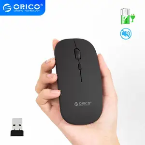 Беспроводная мышь ORICO, бесшумная Регулируемая компьютерная USB-мышь 1600 DPI 2,4 ГГц, перезаряжаемая USB оптическая эргономичная мышь для ПК и ноутбуков