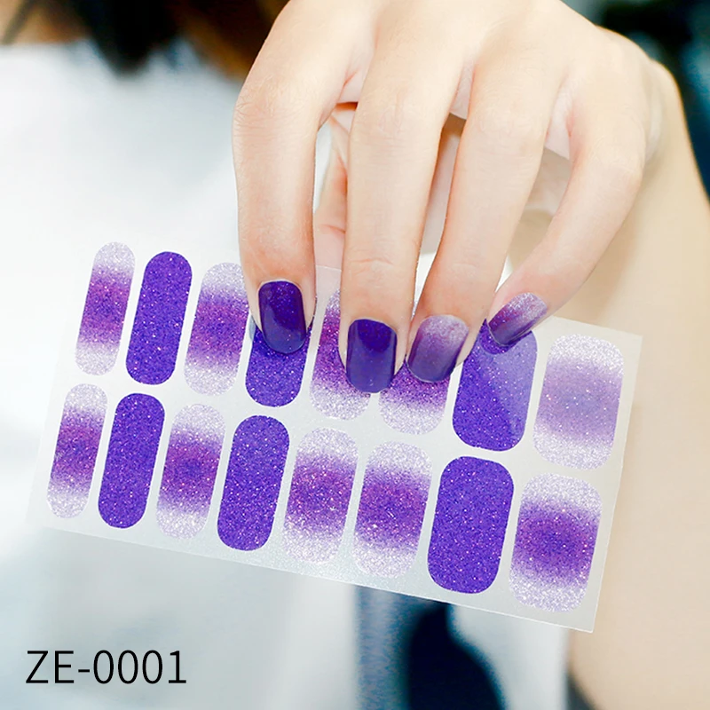 16 наклеек/Лист Рождественские наклейка с цветком для ногтей Советы Стикеры