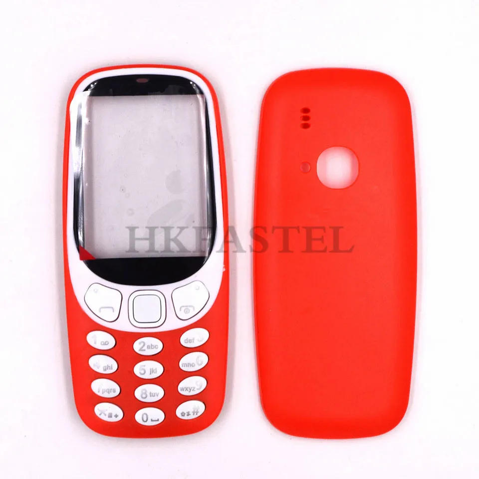 Red Color HKFASTEL для Nokia 3310 двойная sim-карта высококачественный чехол для мобильного телефона с клавиатурой - Цвет: Red Color
