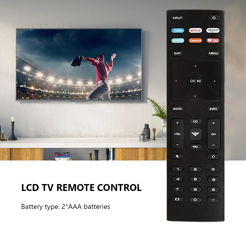 Newest Wireless Remote Control ABS Replacement Home Smart Television LED LCD TV Controller For VIZIO XRT-136 VUDU AMAZON | Электроника