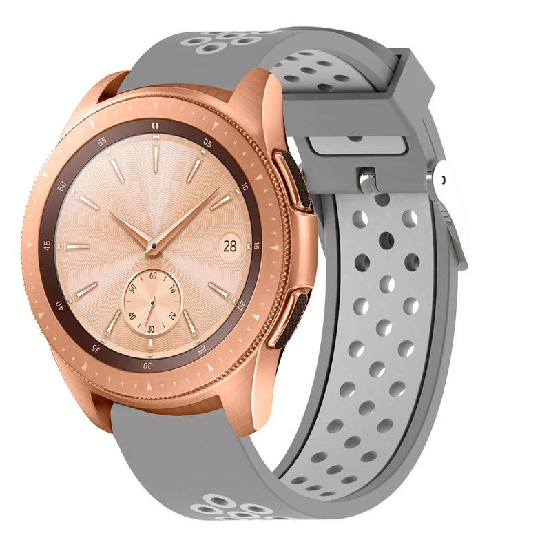 Ремешок 22 мм 20 для Samsung Gear S3 S2 sport Frontier Classic galaxy watch active браслет huami amazfit bip huawei gt 2 42 46 |