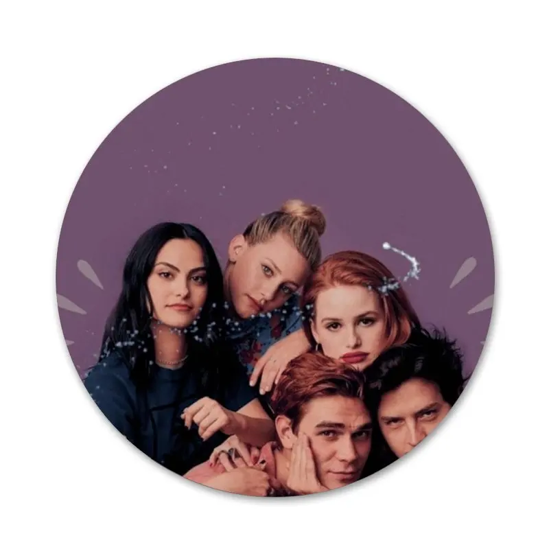 Американский ТВ ривердейл значок на булавке декоративные Броши Металлические