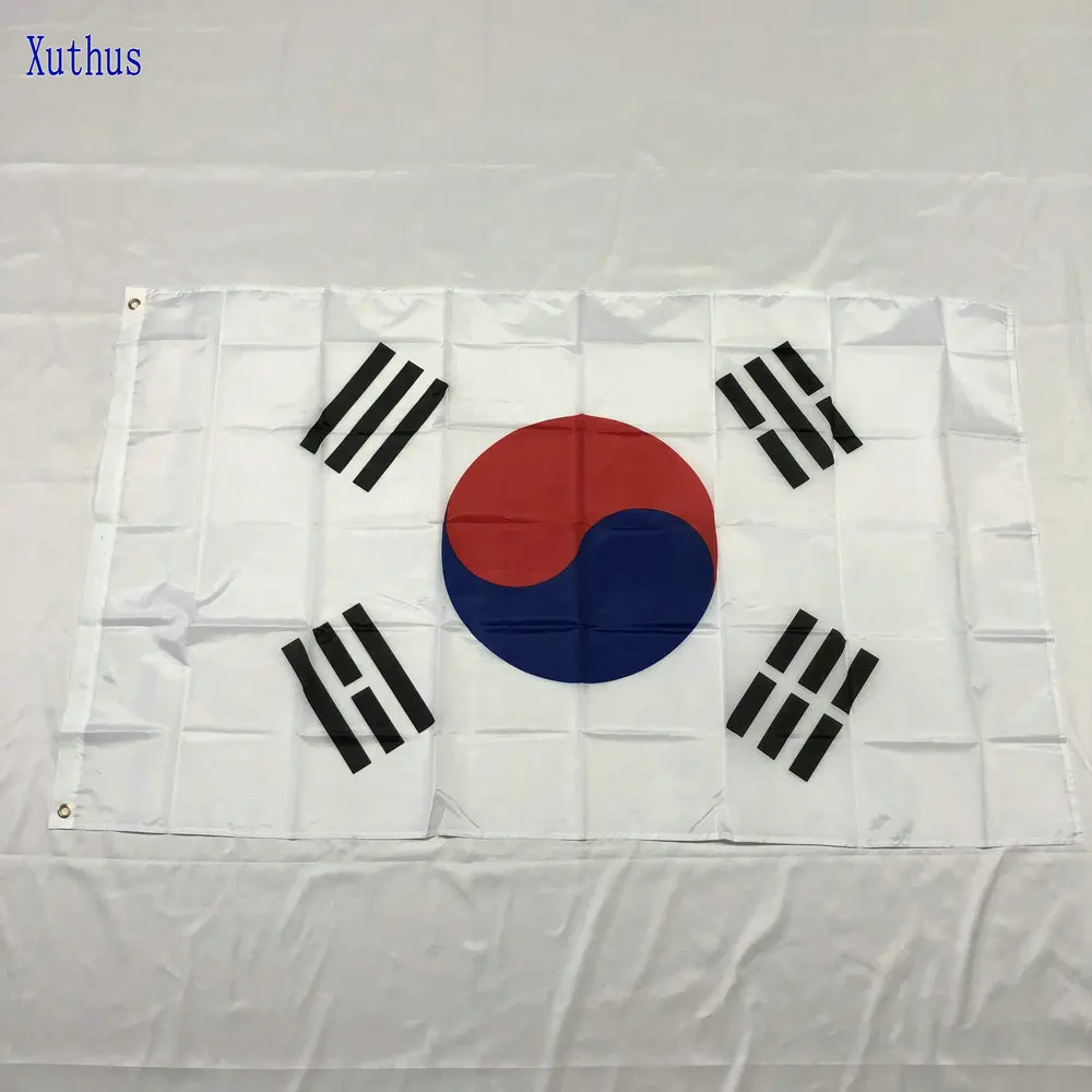 Xuthus Бесплатная доставка 90*150 см корейский Флаг Южной Кореи | Дом и сад