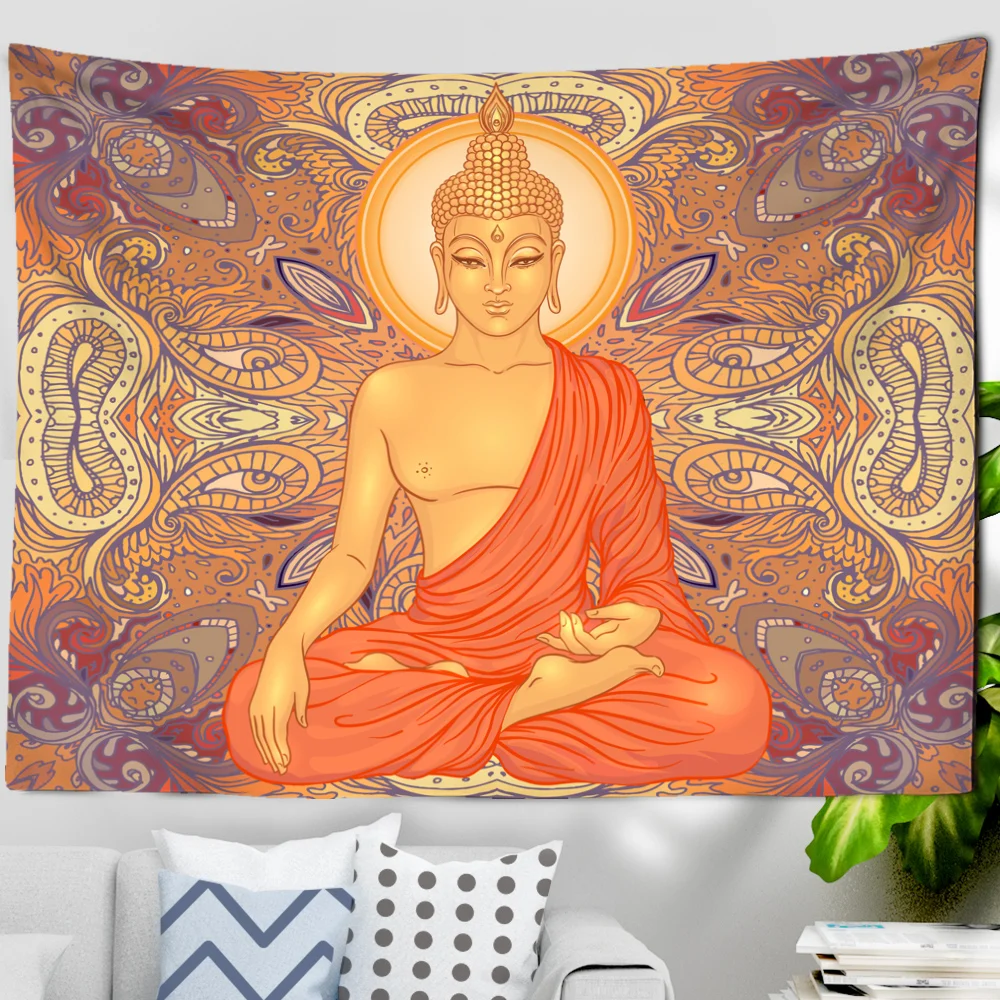 Индийская семь чакр стандартное настенное крепление Психоделическое ведро