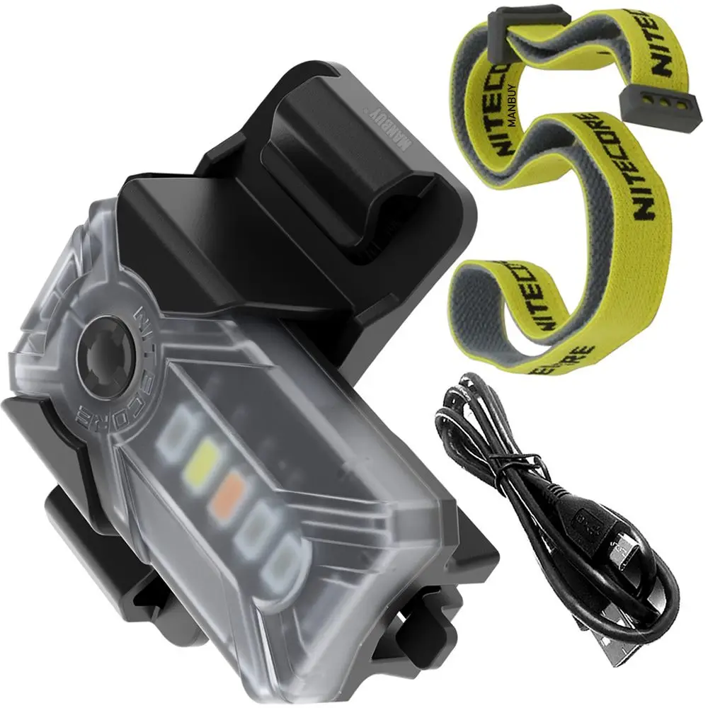 Price 2022 Nitecore NU07 Le Signaal Lamp + Hoofdband Ingebouwde Oplaadbare Batterij 5 Kleur Speciaal Operator Politie Emergency Response