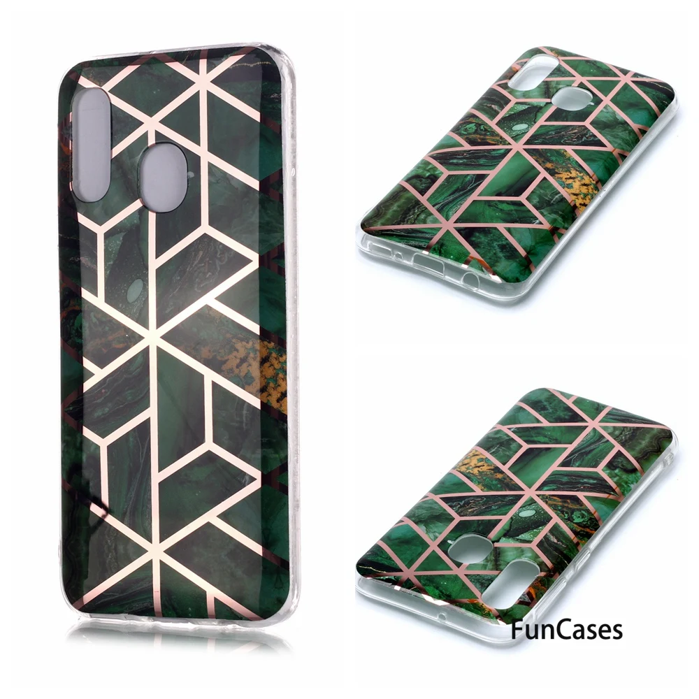 Силиконовые чехлы с розовым золотом для Samsung A20E защитный чехол со стразами Galaxy armor