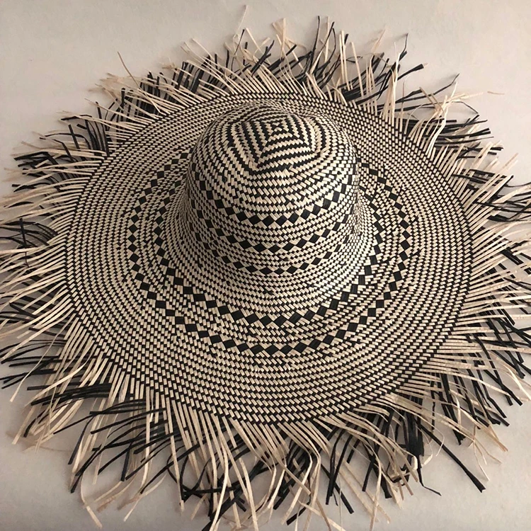 Женская Соломенная шляпка ZJBECHAHMU повседневная однотонная винтажная