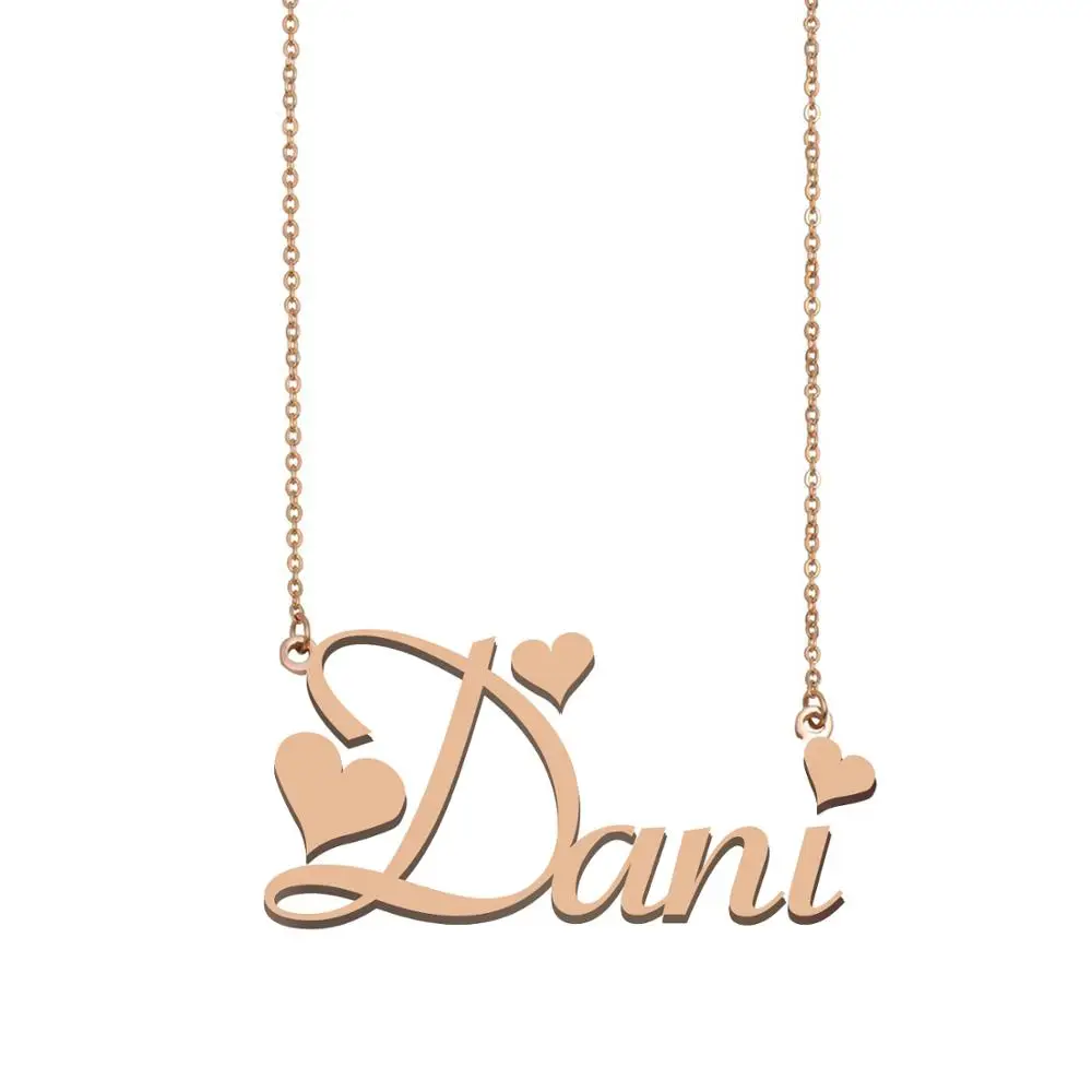 

Dani NAME Necklace, Custom Name Necklace for Women Girls Best Friends Birthday Wedding Christmas Mother Days Gift