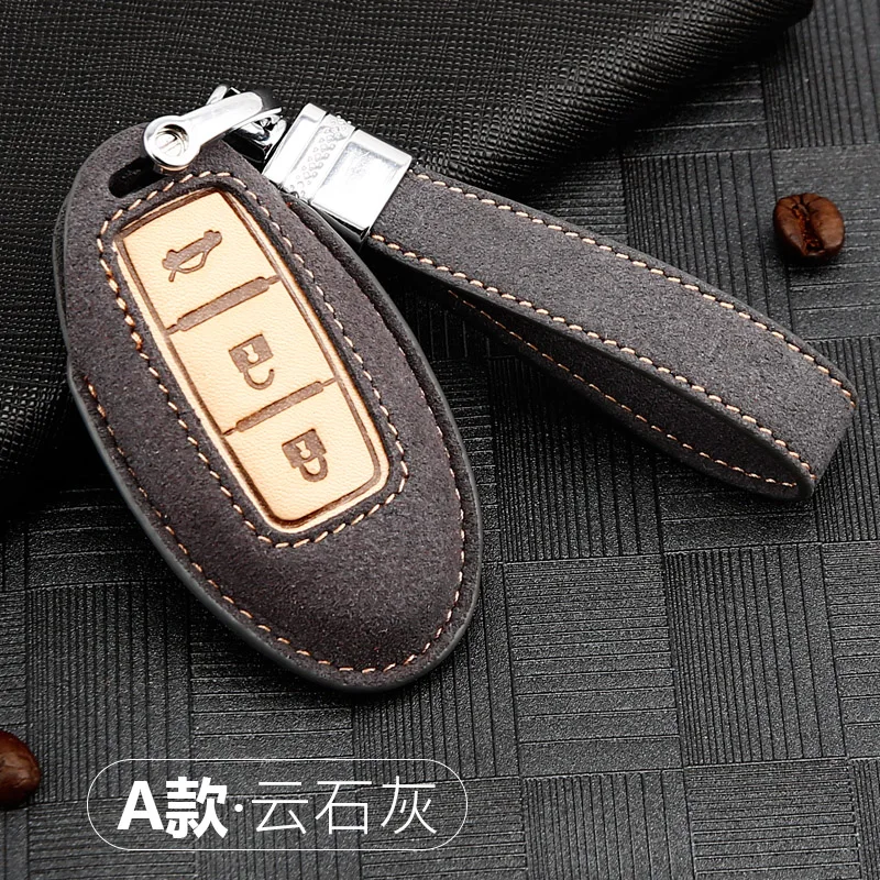 

KEY COVER LEATHER Shell Car Key Case For Nissan Qashqai J10 J11 X-Trail t31 t32 kicks Tiida Pathfinder Murano Note Juke