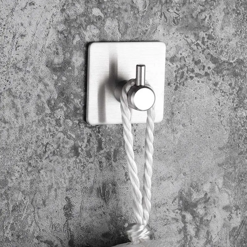 Крепкий крючок из нержавеющей стали самоклеящаяся клейкая вешалка настенное