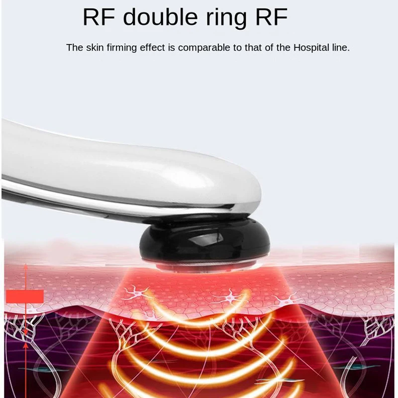 Аппарат для омоложения и подтяжки кожи лица с микротоком радиочастотный