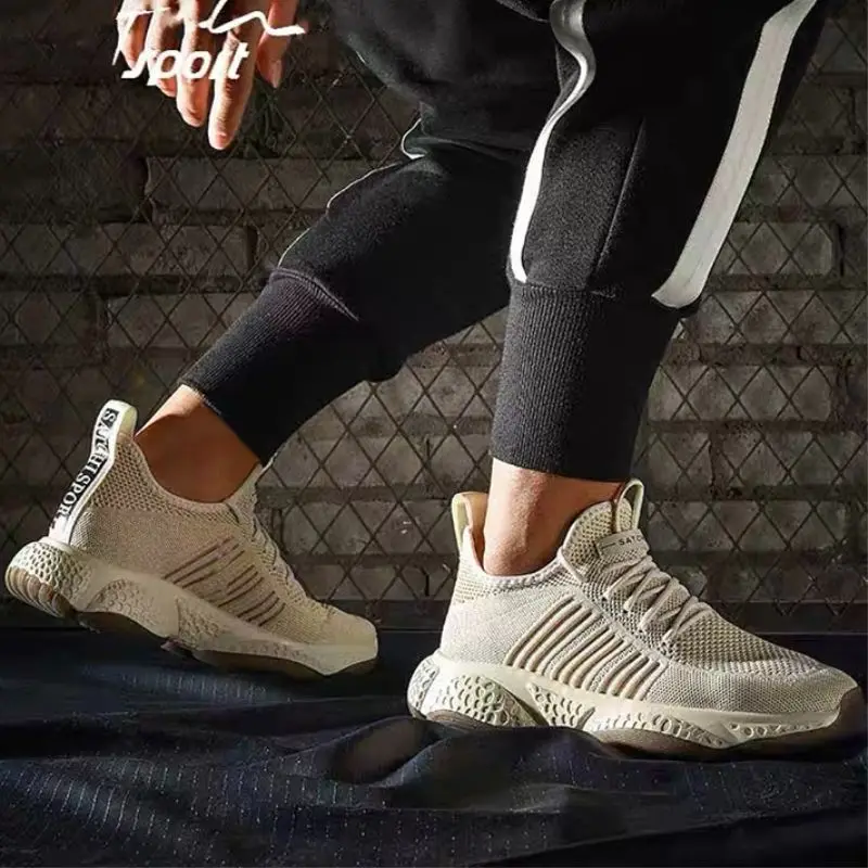 Men Breathable Running Shoes Mesh Outdoor Sneakers Male Athletic Breathable Footwear Lightweight Training Shoes Zapatillas Size