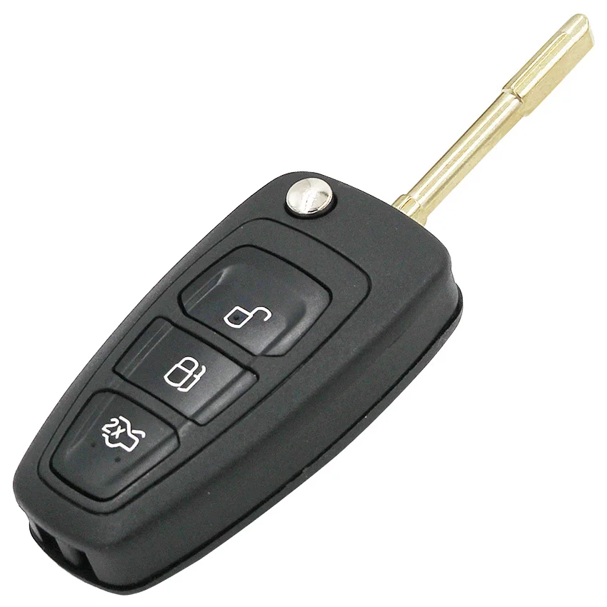 Складной дистанционный ключ 3 кнопки P/N: 5WK49986 для Ford C Max S Focus Grand Mondeo 2010 2014 433 МГц ID83