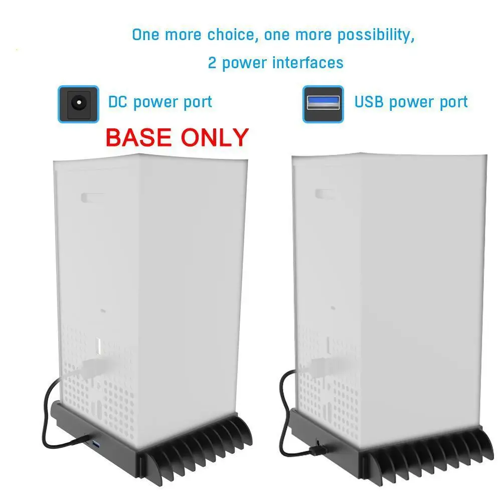 

Suitable For XboxSeriesX host multi-function cooling rack base host game disc base storage + cooling For XSX Suitable R4A8