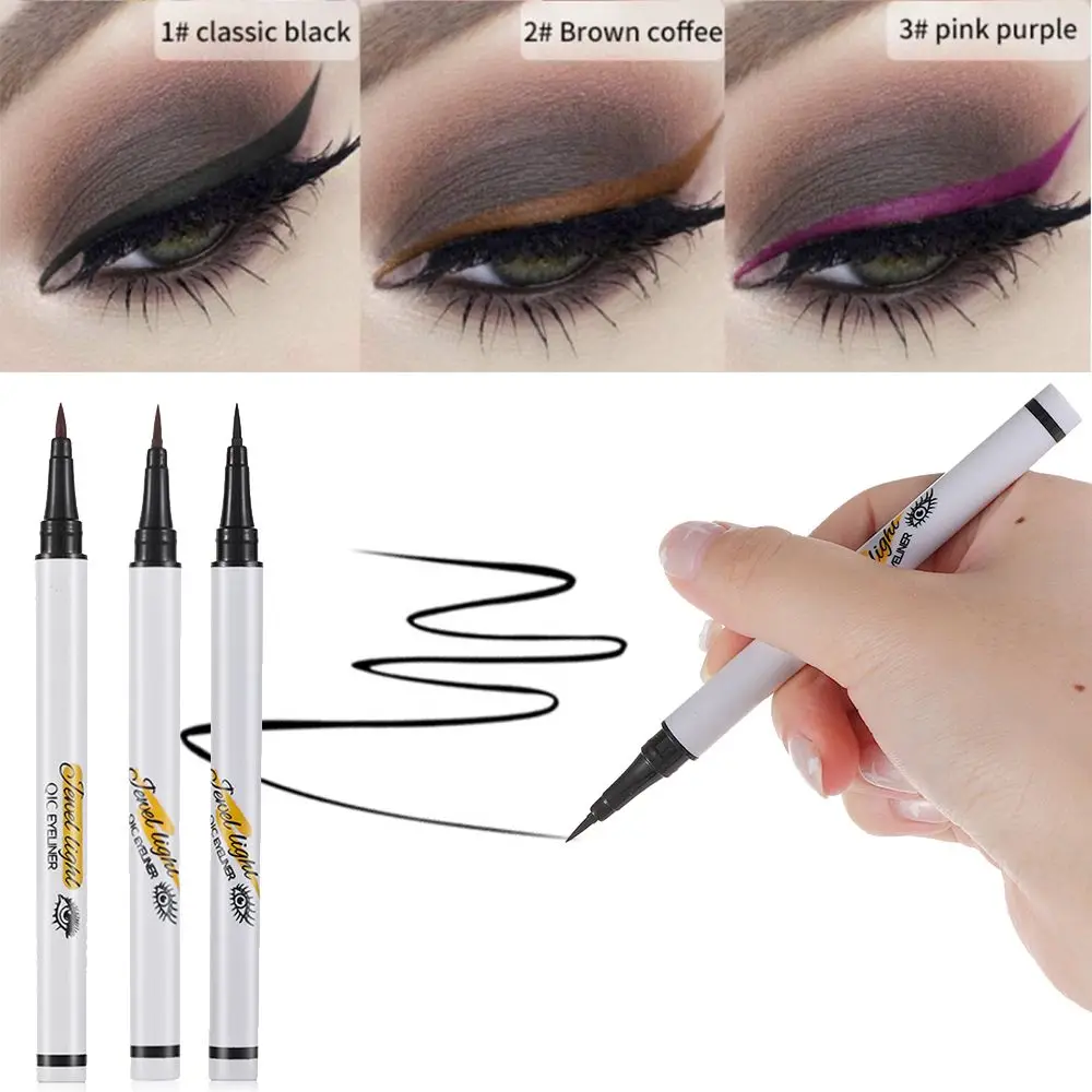 

Makeup Quick-Drying Cosmetics Sweatproof Eyeliner Pen Liquid Colorful Waterproof