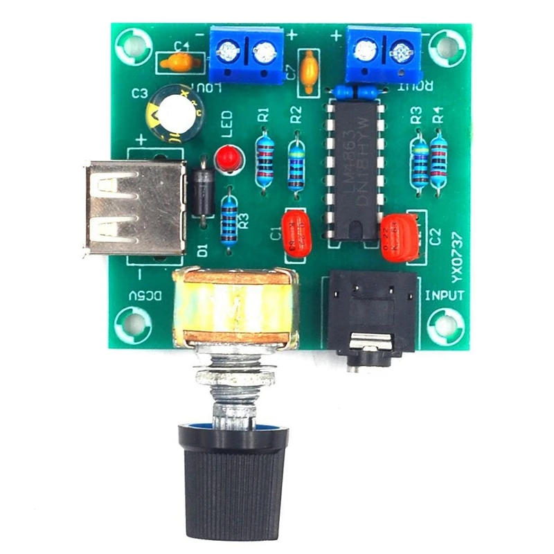 

PM CM2038 Mini Audio Amplifier Board 5Wx2 HIFI Stereo Two Channels Power Amplifier Board DC5V