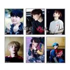Алмазная 5D картина сделай сам Jungkook, Rm, V, Jimin, Jin, Suga, J-hope, полностью Алмазная вышивка с животными, домашний декор, наборы для вышивки крестиком