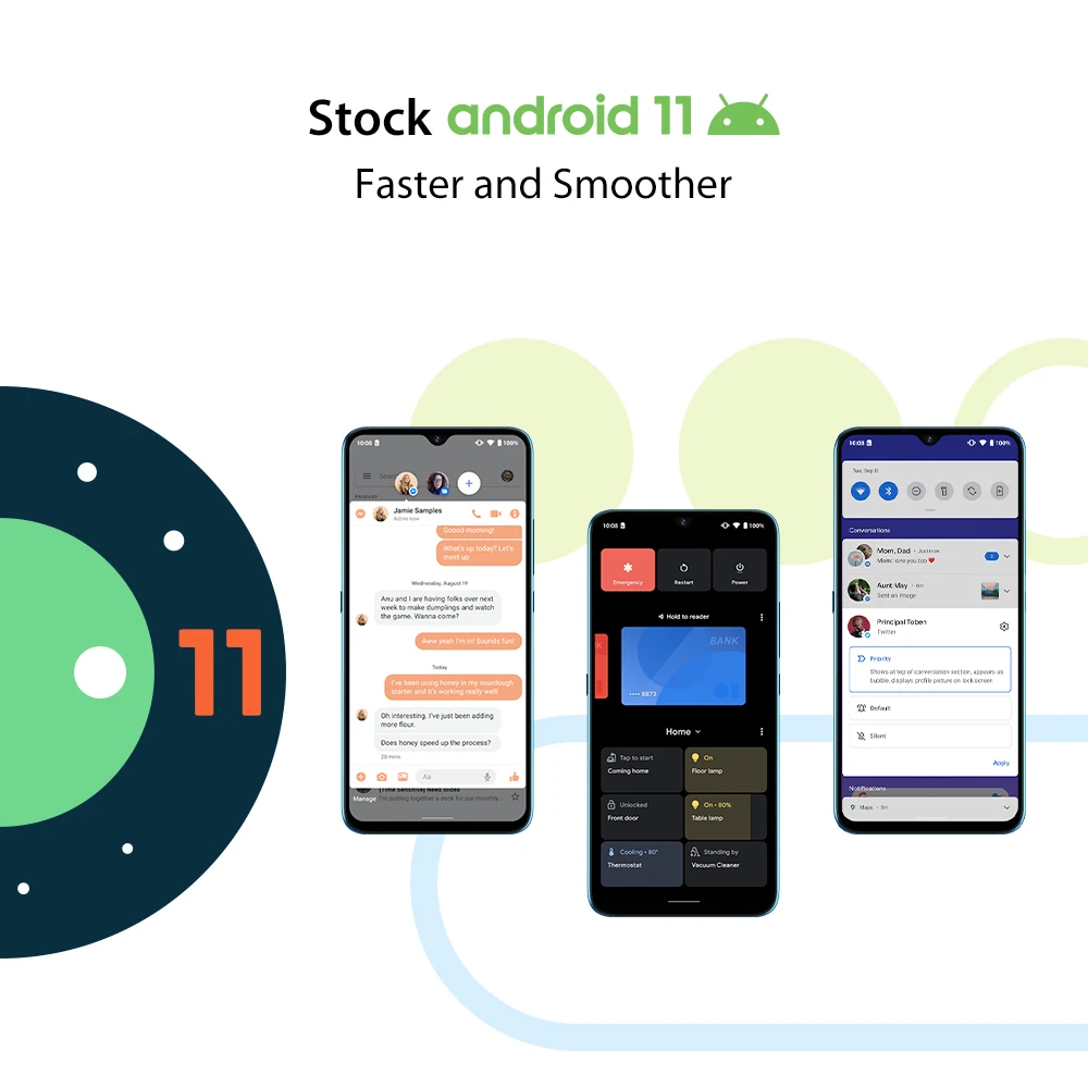 Смартфон UMIDIGI A9 Android 11 глобальная версия дюйма Helio G25 восемь ядер 3 ГБ + 64 6 53 тройная