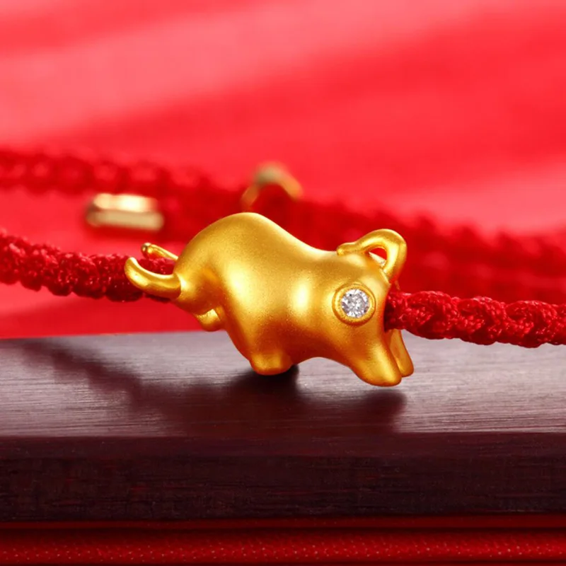 Женские золотые браслеты со знаками Зодиака KOFSAC модные ювелирные украшения из