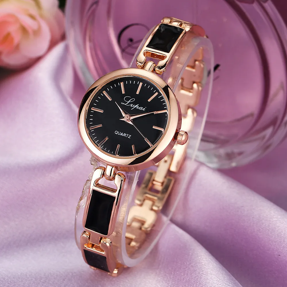 

Fashion Ladies Women Unisex Stainless Steel Rhinestone Quartz Wrist Watch reloj mujer watch for women montre femme