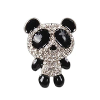 2021 perfume clip panda pattern good smell metal mini inlay vehicle air outlet perfume for car automobiles air freshener