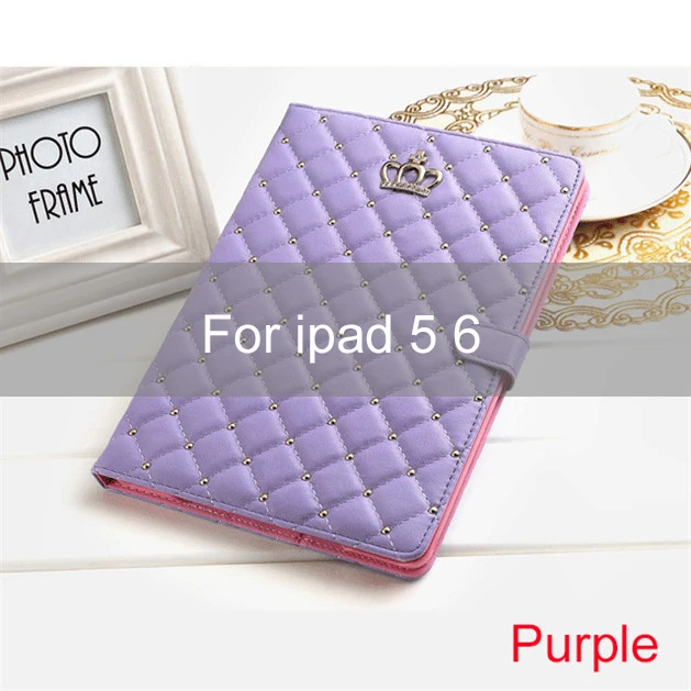For ipad 5 6 Essidi Модный чехол для IPad 2, 3, 4 5 6 Smart Auto Wake Sleep PU кожаный чехол для планшета для IPad 2, 3, 4 5 6 для женщин девочек - Цвет: For ipad 5 6