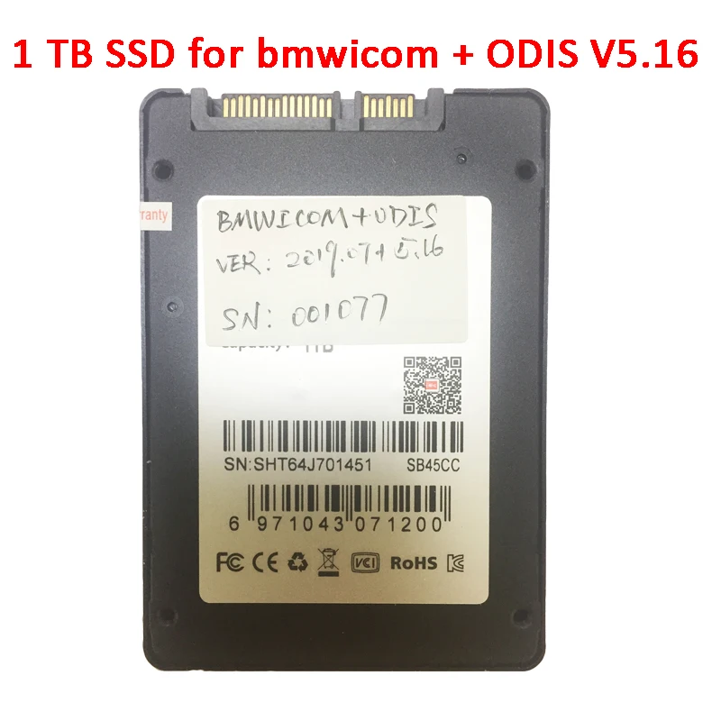 VAS5054A программное обеспечение ODIS V5.16/V5.13 в HDD готов к использованию vas5054a полное Программное обеспечение для v w для au-di V5.16 добавить hon-da toyo-ta