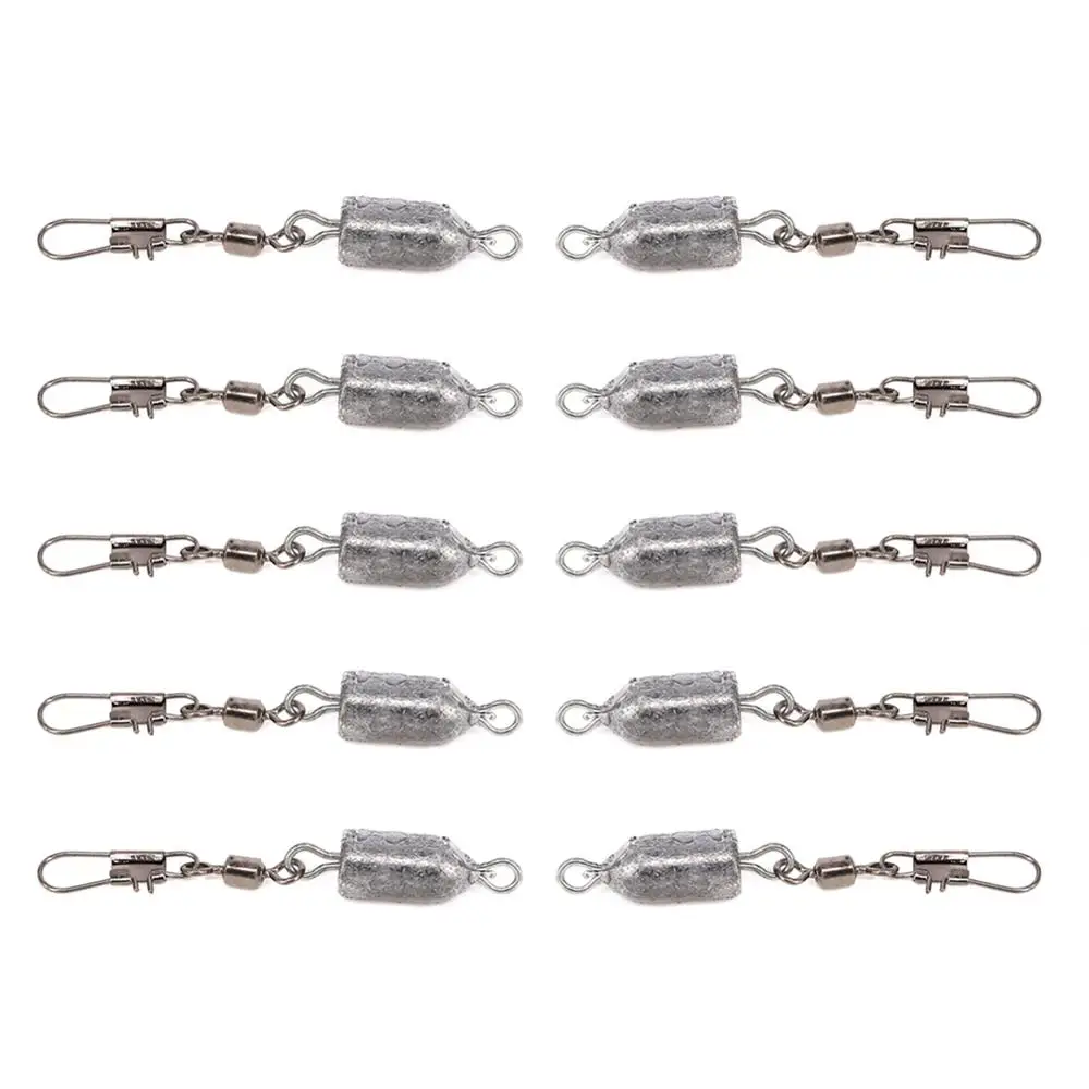 Fishing Tackle Accessories Lead Down Sinker with Connector String Weight Double Ring Bullect Shape 10-25g | Спорт и развлечения