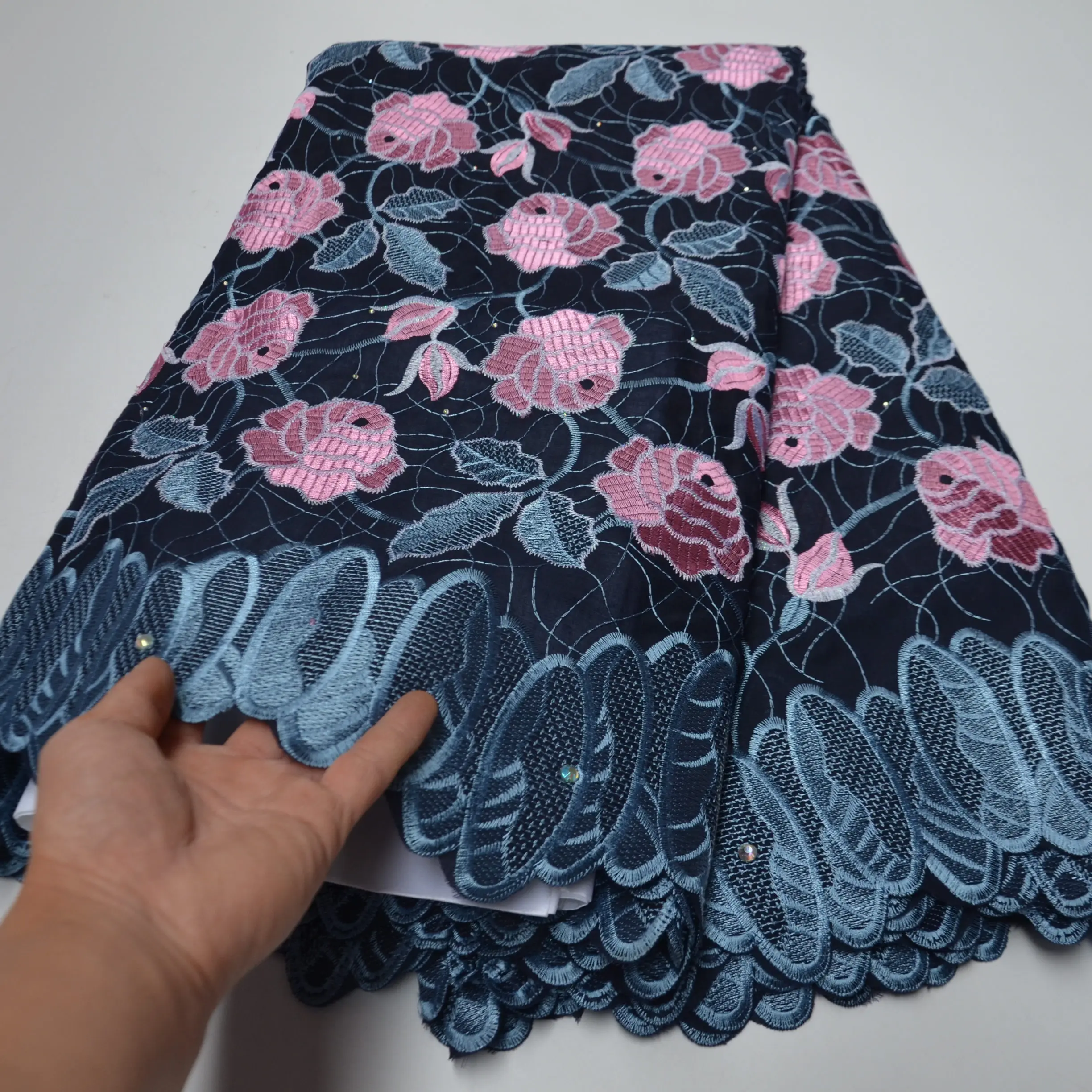 Африканская кружевная ткань 2020 розовая швейцарская вуаль кружево новейшая