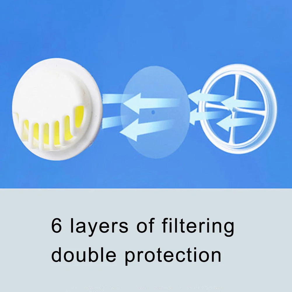 10 шт. маска для лица воздушный дыхательный клапан защитная сделай сам