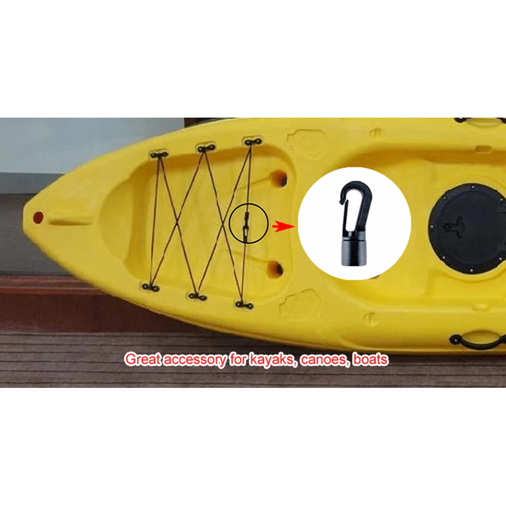 Высокоэластичный шнур крюк банджи Концевая Замена морской палаточный столб