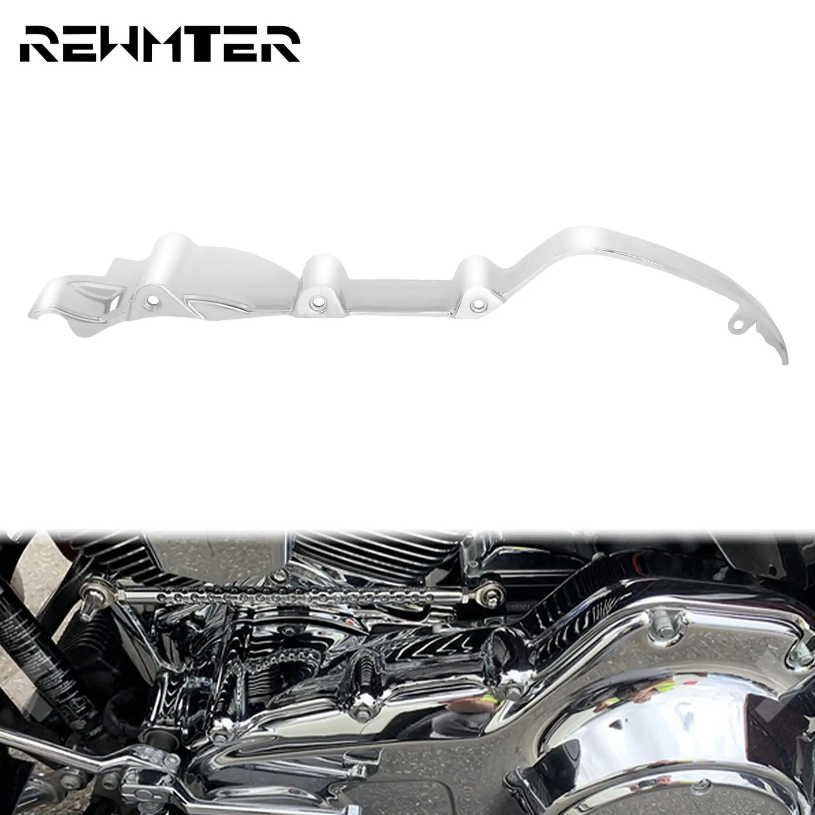 Внутренняя крышка двигателя мотоцикла с первичным акцентом хромированная для