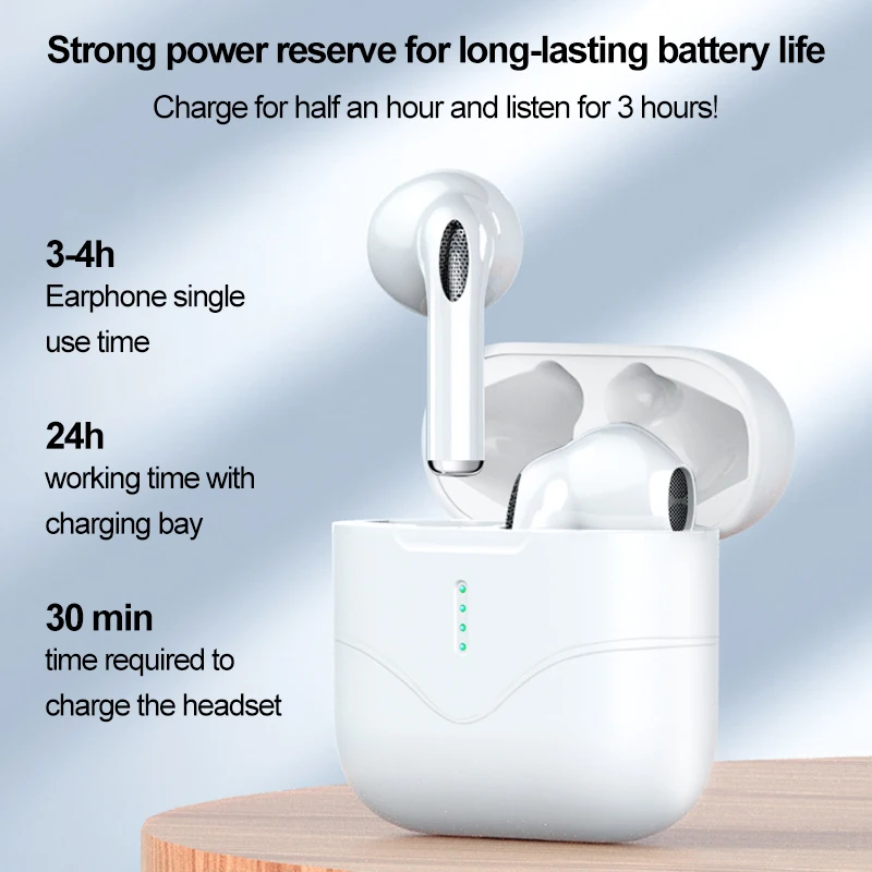 

TWS-наушники N28 с поддержкой Bluetooth и сенсорным управлением