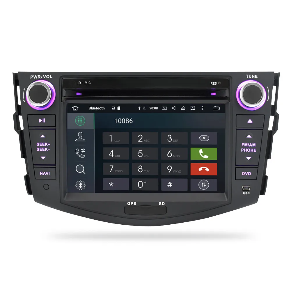 Ips экран Android 9,0 автомобильный Радио dvd-плеер навигация для Toyota RAV4 RAV 4 2007-2011 gps Мультимедиа Стерео головное устройство 4G ram