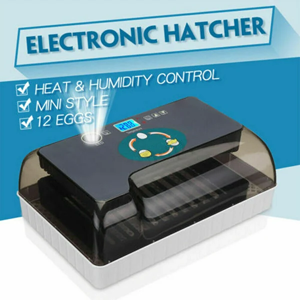 Инкубатор для птицы цифровой полностью автоматический инкубатор цыплят уток 12