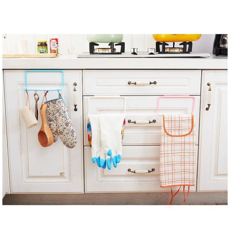 

Kitchen Organizer Storage Shelf Rack Towel Rack Hanging Holder Under Cabinet Hanger Rack Kitchen Accessories