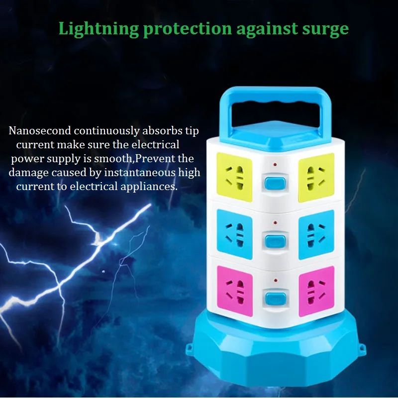 Штепсельная Вилка австралийского стандарта вертикального типа пролонгации