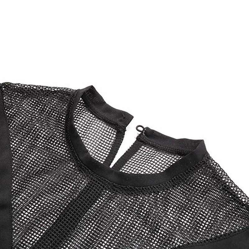 

2021 Hot Sell New Summer Women O-Neck Loose T-Shirt Casual Tops Pullover Black Lace Hollow Out Solid Chiffon Office Lady Elegant