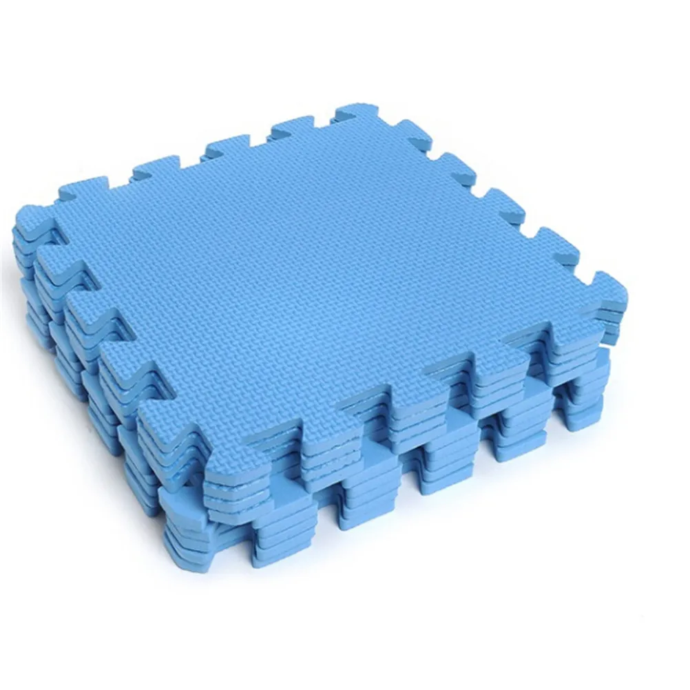 

10Pcs Foam Puzzle Kids Rug Carpet Split Joint EVA Baby Play Mat Indoor Soft Activity Puzzle MatsEach:30cmX30cm