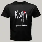 Новый Корн Nu металл рок музыки крови логотип Для мужчин, комплект из черной кофты с длинным рукавом и Размеры S-3XL