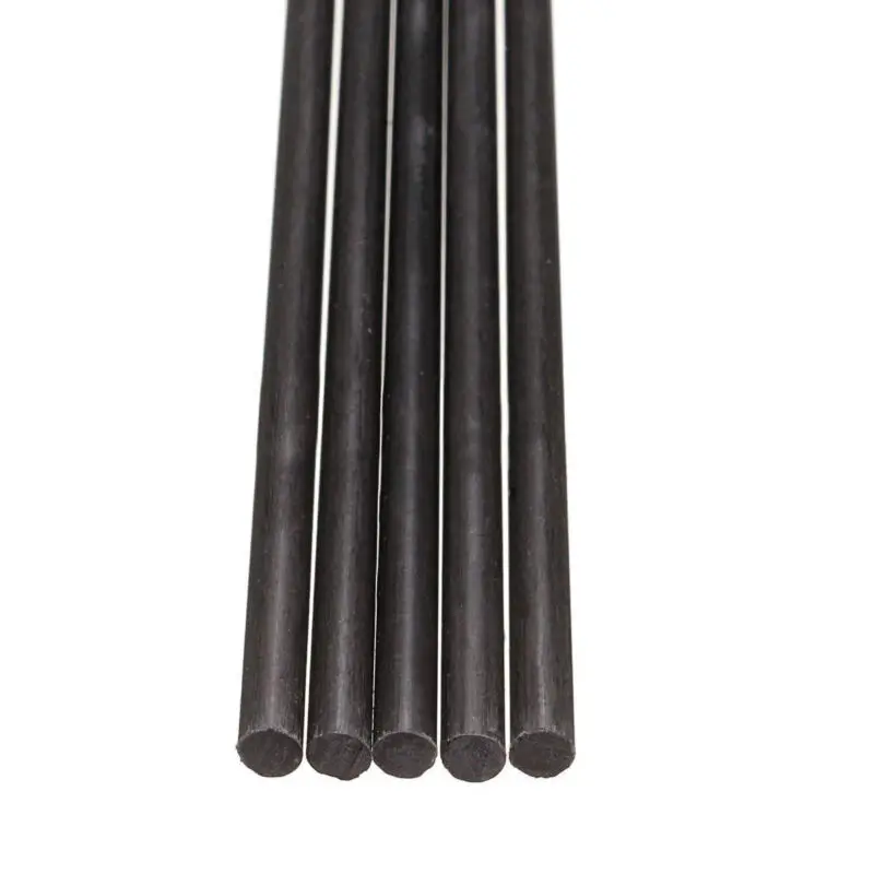 

5 PCS carbon fiber rod carbon fiber tube 500mm diameter 2mm used for aircraft matting rod tools