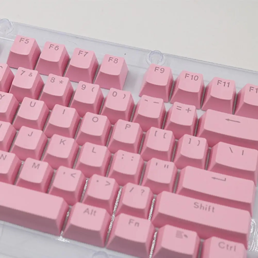 

104Pcs Mechanical Keyboard replaceable Keycaps Double PBT KeyCaps Backlit For Cherry Keyboard Switch
