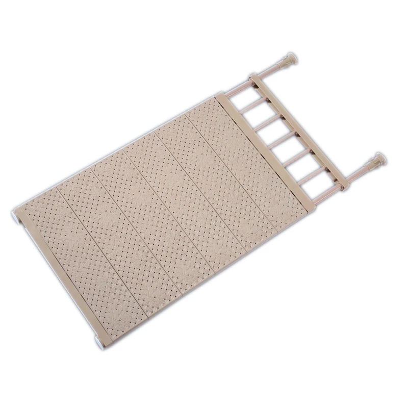 

Adjustable Closet Organizer Storage Shelf Wall Organizer Kitchen Bathroom Cabinet Shelf Wardrobe Shelves