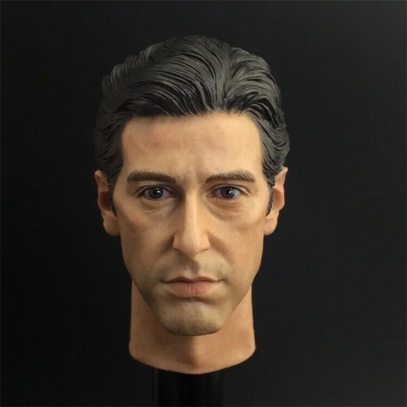 

Hot Sales 1/6th Godfather Al Pacino Head Sculpture Mike Young Version Head Sculpture For General Soldier 12inch Doll Action