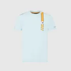 Новинка 2021 года, комбинезон с коротким рукавом, белая футболка с коротким рукавом и воротником, McLaren F1