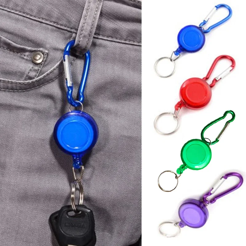 

Wire Rope Camping Telescopic Burglar Chain Key Holder Tactical Keychain Outdoor Key Ring Return Retractable Key Chain
