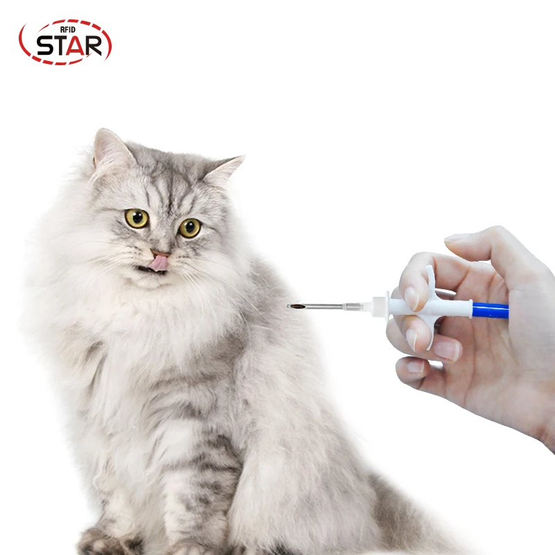 10pcs 2.12*12mm FDX-A microchip Animal RFID Microchip Syringe Pet 125khz Implant Kit Dog ID injector | Безопасность и защита