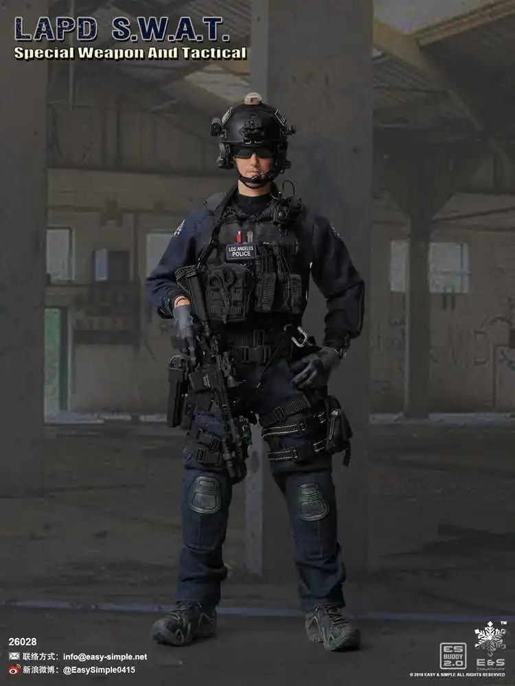 

EASY&SIMPLE ES 1/6 26028 SWAT Special Weapon And Tactical Action Figure New A Best Price