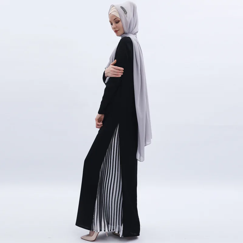 Элегантные мусульманские платья абайя Для женщин Chic Высокое качество платье